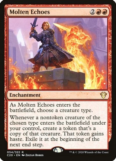Molten Echoes Commander 2020 Magic card