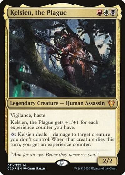 Kelsien the Plague Commander 2020 Magic card