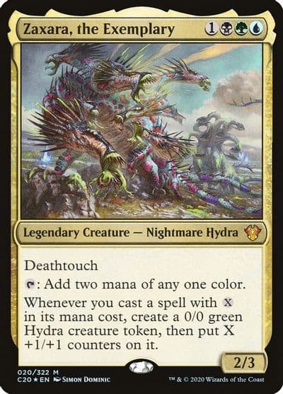 Zaxara the Exemplary Commander 2020 Magic card