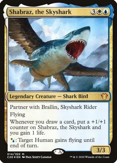 Shabraz the Skyshark Commander 2020 Magic card