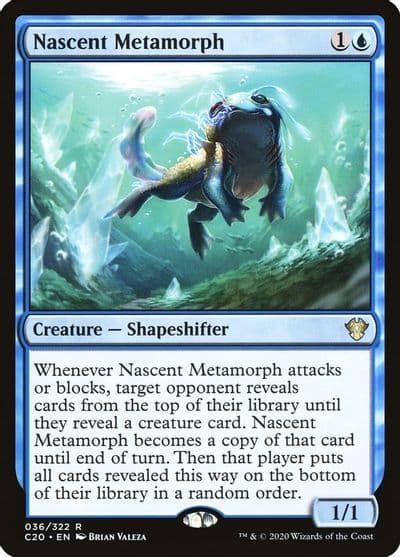Nascent Metamorph Commander 2020 Magic card