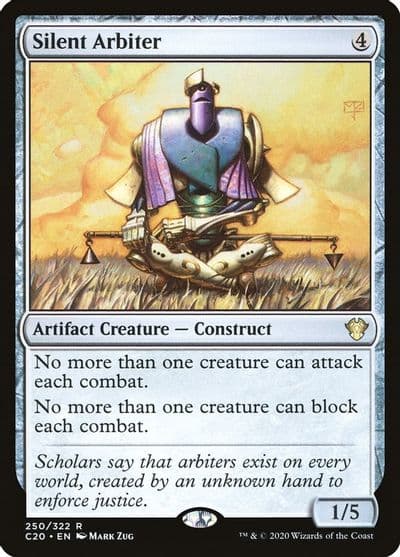 Silent Arbiter Commander 2020 Magic card