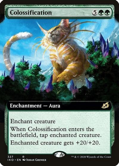 Colossification Extended Art Ikoria: Lair of Behemoths Magic card
