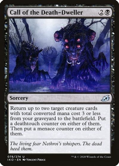 Call of the Death Dweller Ikoria: Lair of Behemoths Magic card