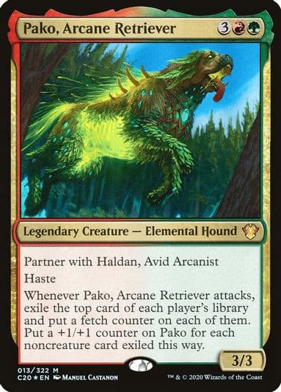 Pako Arcane Retriever Commander 2020 Magic card