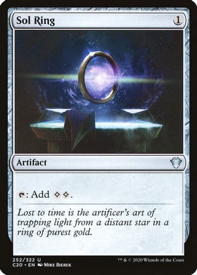 Sol Ring Commander 2020 Magic card