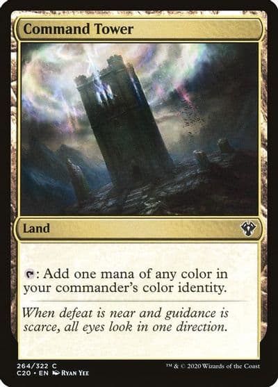 Command Tower Commander 2020 Magic card