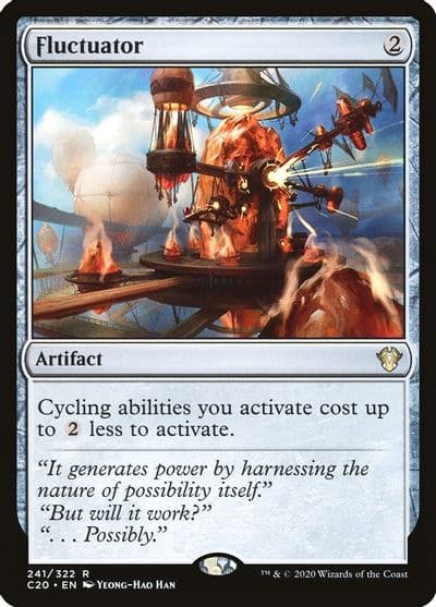 Fluctuator Commander 2020 Magic card