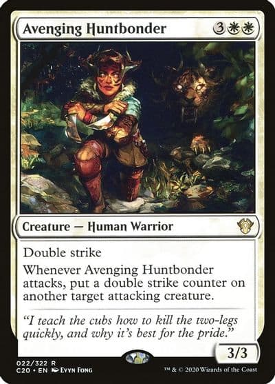 Avenging Huntbonder Commander 2020 Magic card