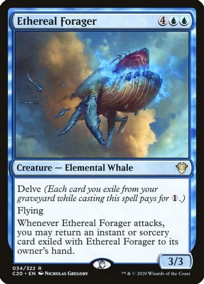 Ethereal Forager Commander 2020 Magic card
