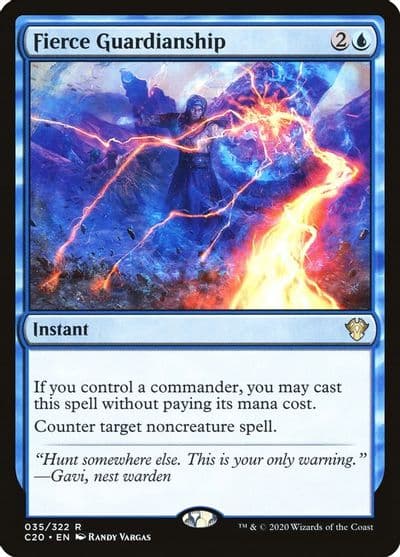 Fierce Guardianship Commander 2020 Magic card