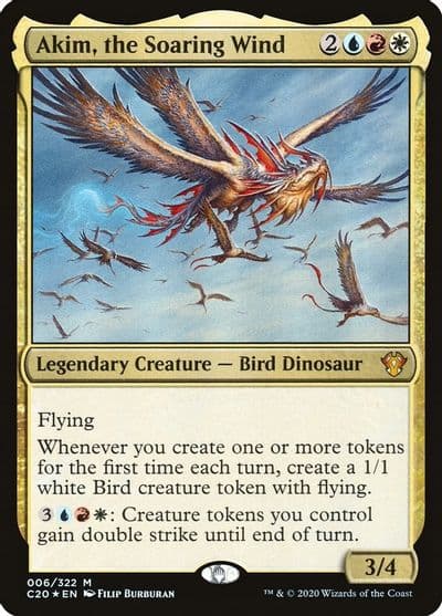 Akim the Soaring Wind Commander 2020 Magic card