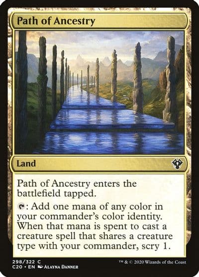 Path of Ancestry Commander 2020 Magic card