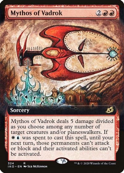 Mythos of Vadrok Extended Art Ikoria: Lair of Behemoths Magic card