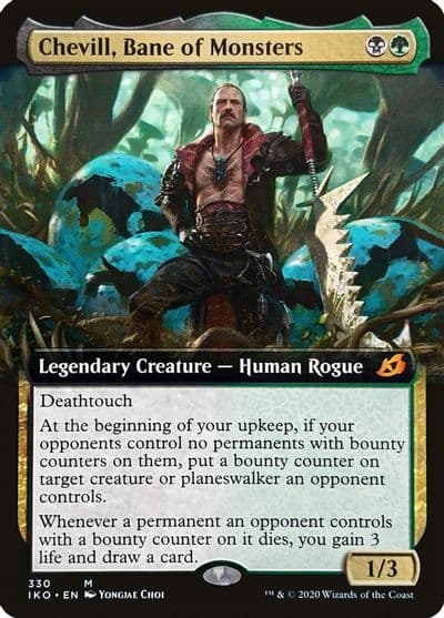Chevill Bane of Monsters Extended Art Ikoria: Lair of Behemoths Magic card