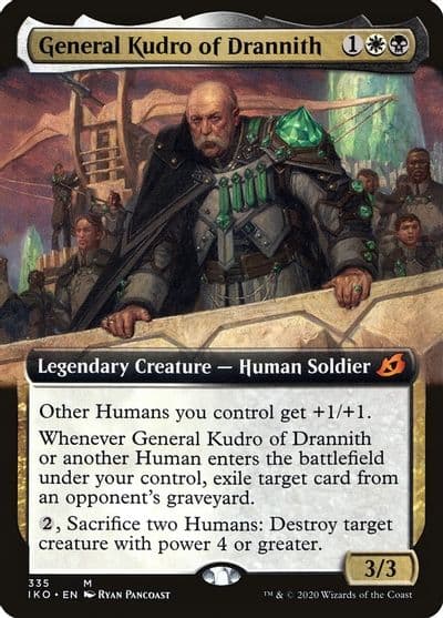 General Kudro of Drannith Extended Art Ikoria: Lair of Behemoths Magic card