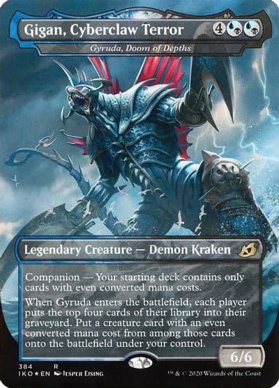 Gigan Cyberclaw Terror Gyruda Doom of Depths Ikoria: Lair of Behemoths Magic card