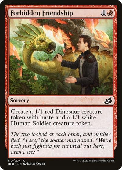 Forbidden Friendship Ikoria: Lair of Behemoths Magic card