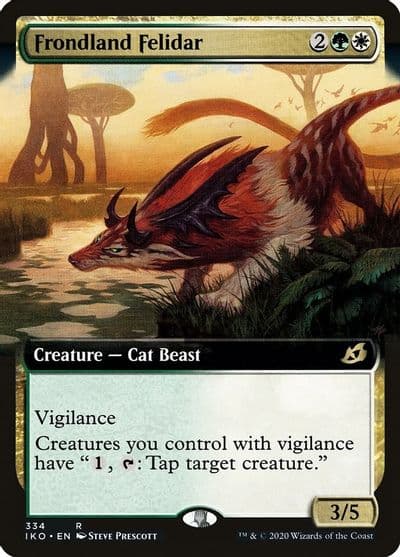 Frondland Felidar Extended Art Ikoria: Lair of Behemoths Magic card
