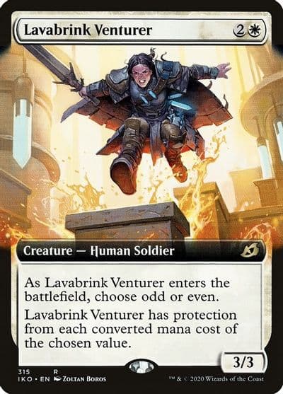Lavabrink Venturer Extended Art Ikoria: Lair of Behemoths Magic card