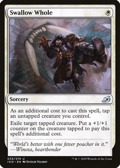 Swallow Whole Ikoria: Lair of Behemoths Magic card