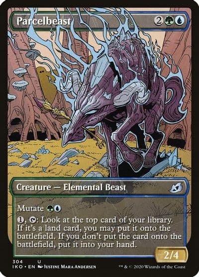 Parcelbeast Showcase Ikoria: Lair of Behemoths Magic card