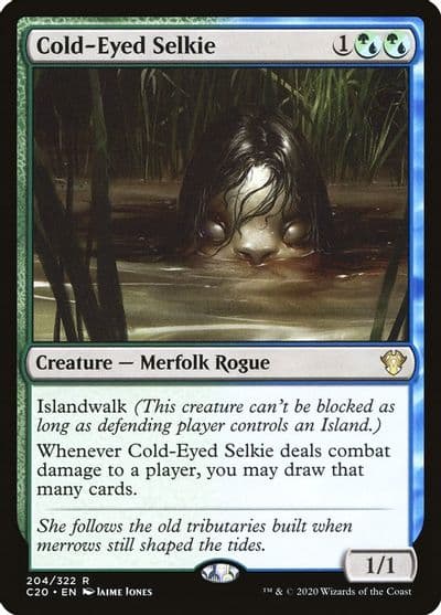 Cold Eyed Selkie Commander 2020 Magic card
