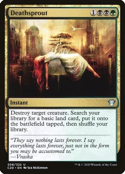 Deathsprout Commander 2020 Magic card