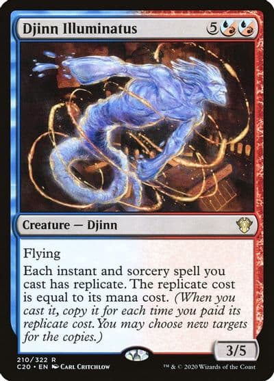 Djinn Illuminatus Commander 2020 Magic card