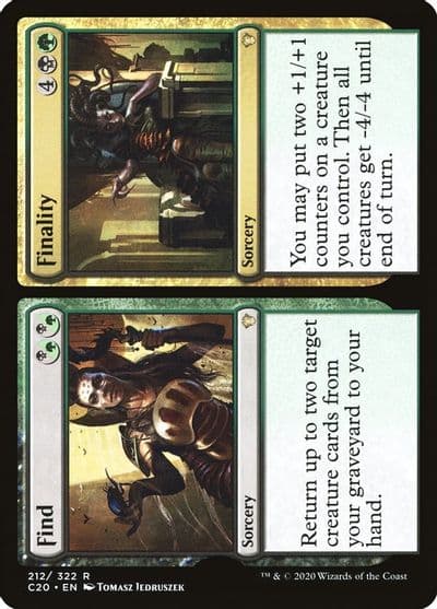 Find Finality Commander 2020 Magic card