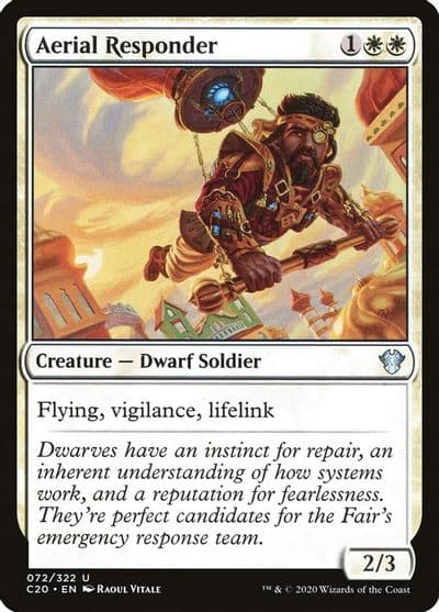 Aerial Responder Commander 2020 Magic card