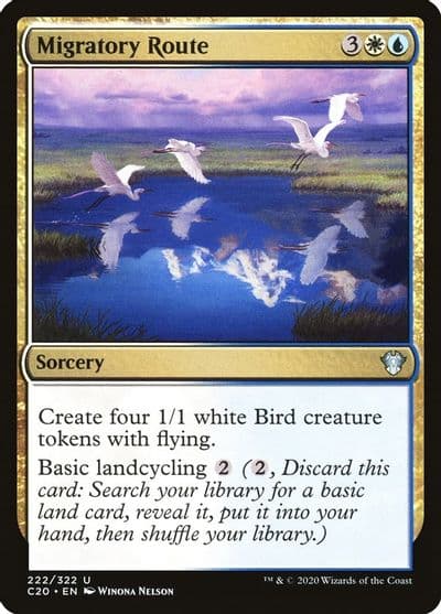 Migratory Route Commander 2020 Magic card