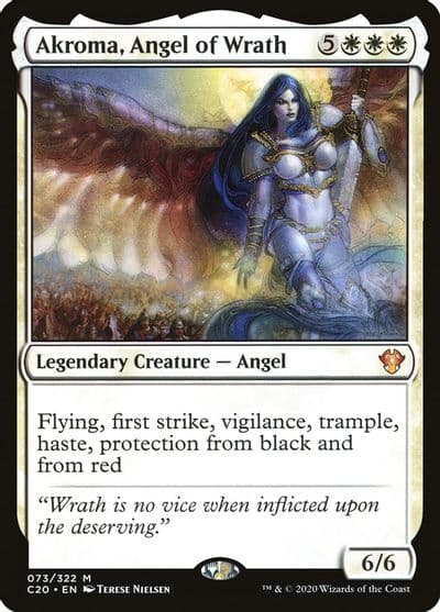 Akroma Angel of Wrath Commander 2020 Magic card