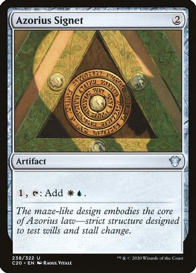 Azorius Signet Commander 2020 Magic card