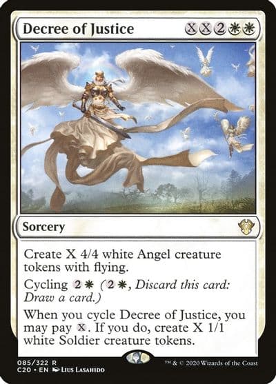 Decree of Justice Commander 2020 Magic card