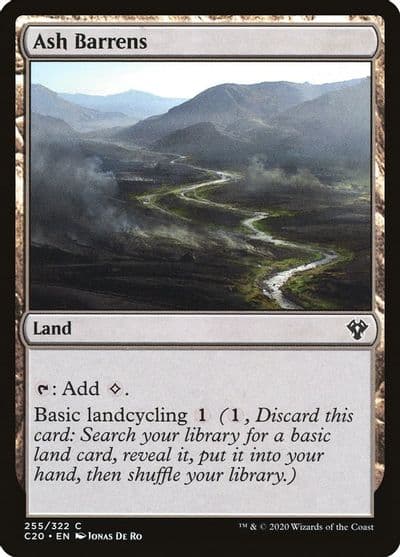 Ash Barrens Commander 2020 Magic card