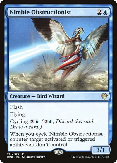 Nimble Obstructionist Commander 2020 Magic card
