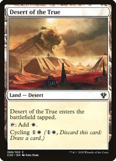 Desert of the True Commander 2020 Magic card