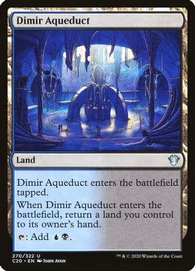 Dimir Aqueduct Commander 2020 Magic card