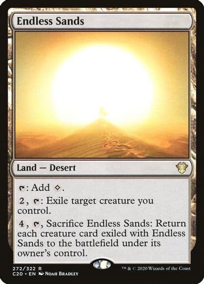 Endless Sands Commander 2020 Magic card