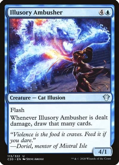 Illusory Ambusher Commander 2020 Magic card