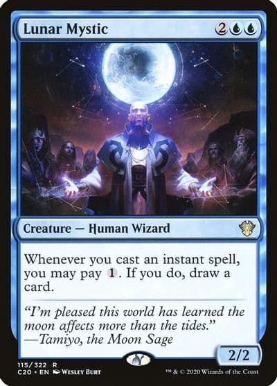 Lunar Mystic Commander 2020 Magic card