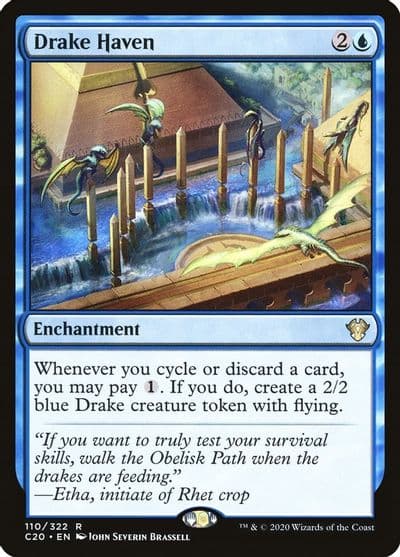 Drake Haven Commander 2020 Magic card