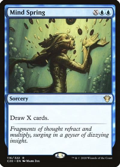 Mind Spring Commander 2020 Magic card