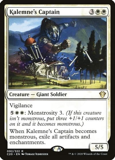Kalemnes Captain Commander 2020 Magic card