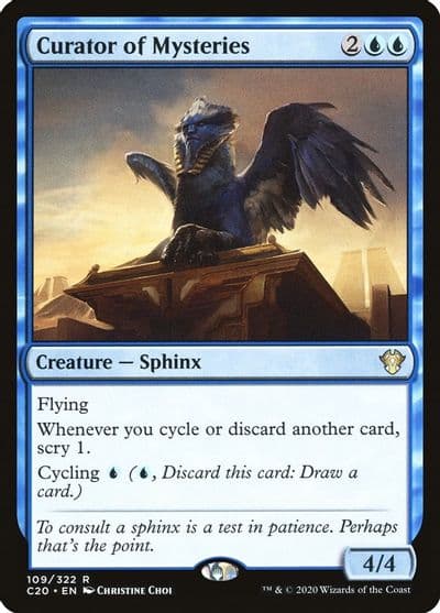 Curator of Mysteries Commander 2020 Magic card