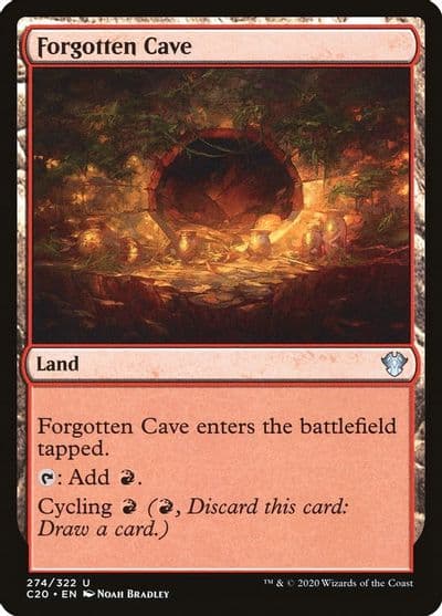 Forgotten Cave Commander 2020 Magic card