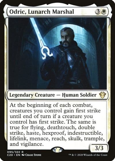 Odric Lunarch Marshal Commander 2020 Magic card