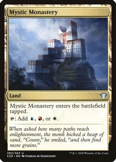 Mystic Monastery Commander 2020 Magic card