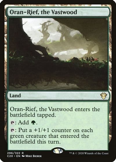 Oran Rief the Vastwood Commander 2020 Magic card